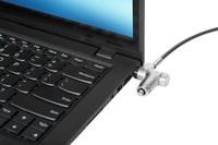 Targus Kabelschlösser DEFCON™ Ultimate Universal-Kabelschloss mit Schlüssel und anpassbarem Slimline-Schlosskopf ASP95GL 5051794035643