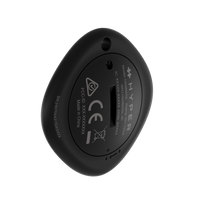 Black Hyper wireless device on a white background