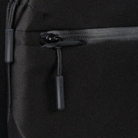 Targus laptop briefcase black on white background front with zipper