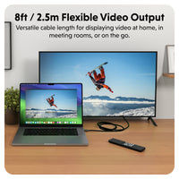 HyperDrive USB-C zu HDMI 4K60Hz Kabel - Schwarz
