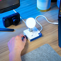 HyperDrive® Flex 5 Port USB-C Hub with Qi Phone Charger