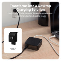 Chargeur de voyage HyperJuice® 100W USB-C GaN - Noir