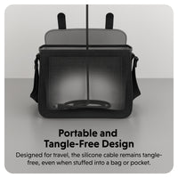 HyperJuice USB-C und Lightning Hybrid-Silikonkabel (1,5m) - Schwarz