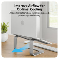 Soporte ergonómico para portátil HyperSpace® - Gris espacial