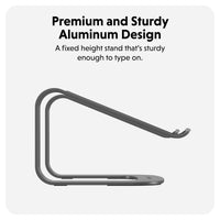 Soporte ergonómico para portátil HyperSpace® - Gris espacial