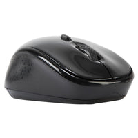 Wireless USB Laptop Blue Trace Mouse - Schwarz
