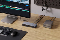 Stations d'accueil HyperDrive Thunderbolt 4 Docking Station HDTB4D-US 6941921147730