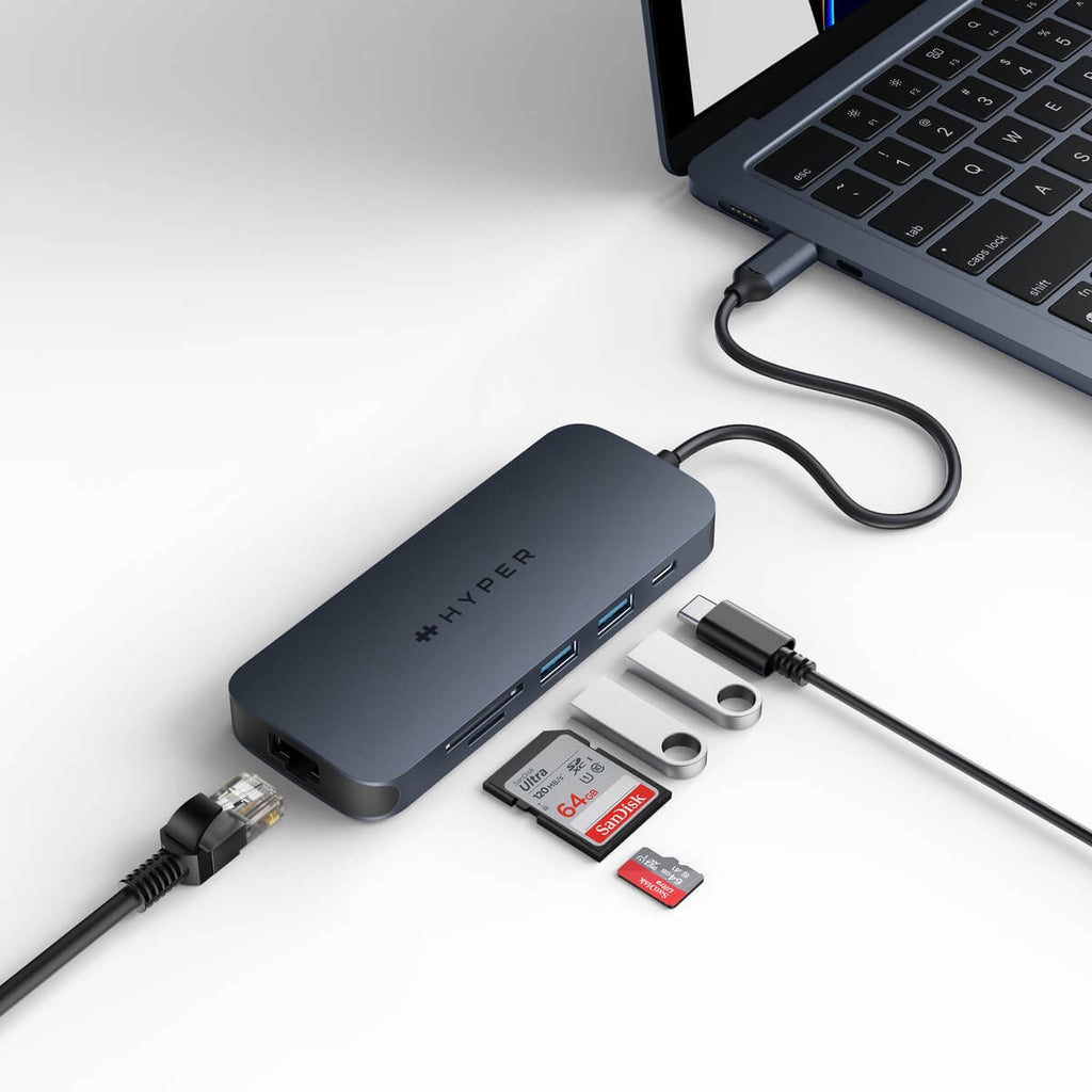 Hyper USB-Hubs HyperDrive Next 8 Port USB-C Hub HD4004GL 6941921149062