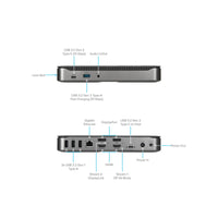 Targus Docking-Stationen USB-C® Hybrid/Universal 4K Quad Docking Station mit 100W PD