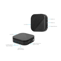 Targus Docking-Stationen USB-C® Universal Dual HD Docking Station mit 80W PD Pass-Thru