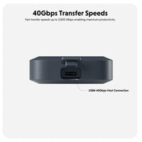 Targus Europe HyperDrive Next USB4 NVMe SSD-Gehäuse HD5001GL 6941921148386