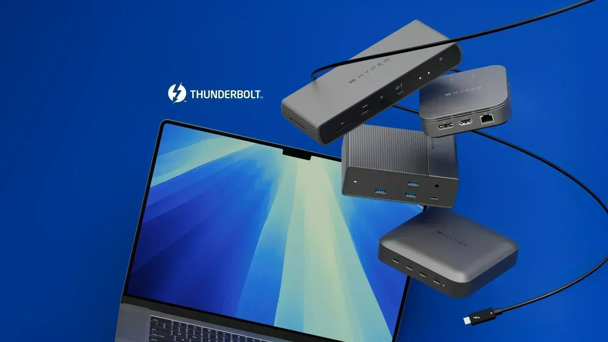 Tirez le meilleur parti de votre nouveau MacBook Air M4 grâce aux stations d'accueil et aux concentrateurs Thunderbolt