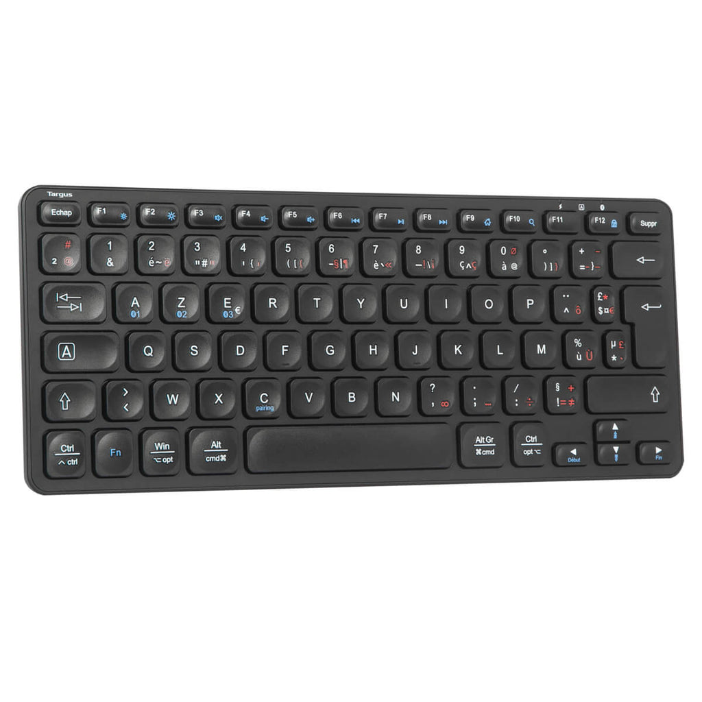 Kompakte antimikrobielle Multi-Geräte-Bluetooth®-Tastatur (FR)