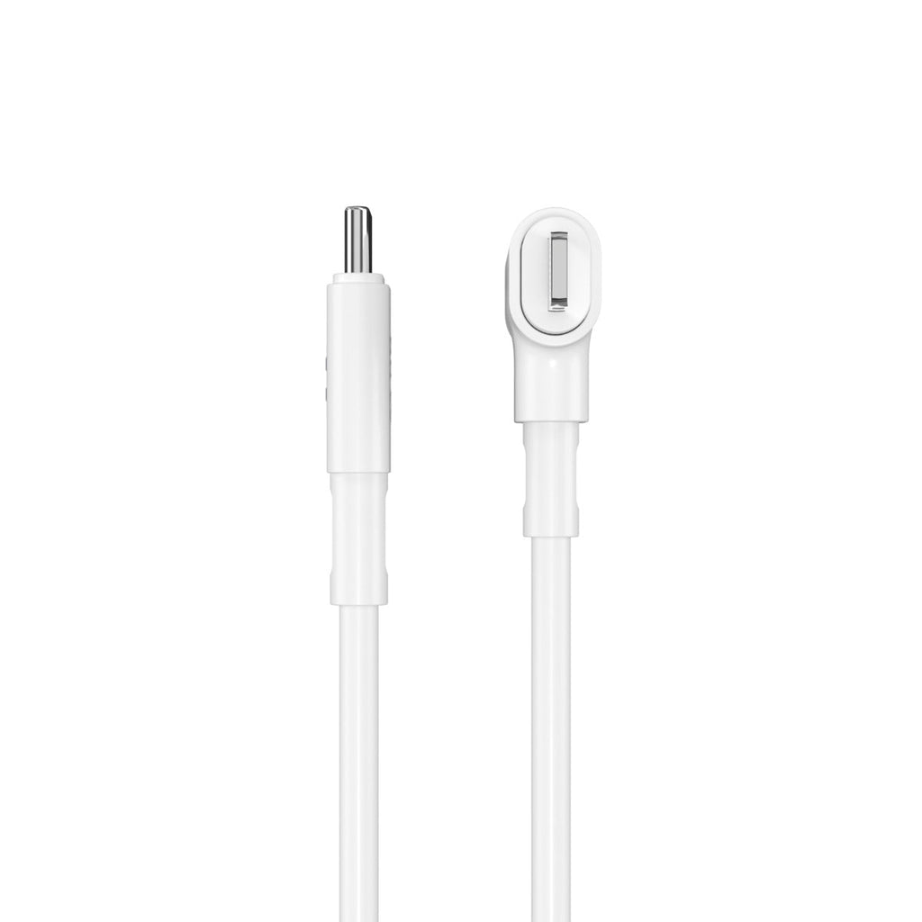 HyperJuice USB-C und Lightning Hybrid-Silikonkabel (1,5m) - Weiß