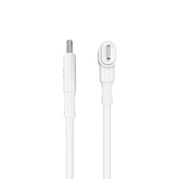 HyperJuice USB-C und Lightning Hybrid-Silikonkabel (1,5m) - Weiß