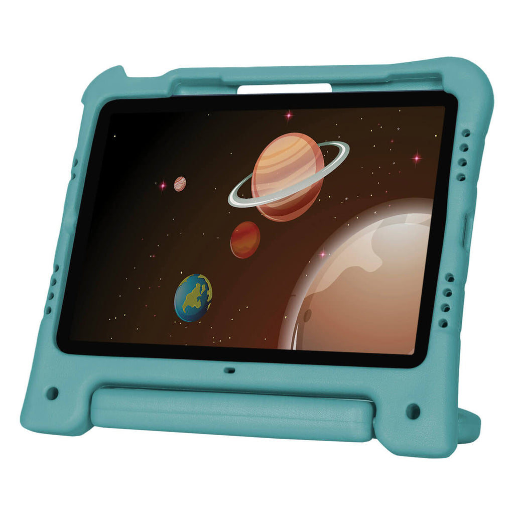 Antimikrobielle iPad-Hülle für Kinder passend für iPad (A16), Air® 11-Zoll (M3)/(M2), iPad® 10,9-Zoll (10. Generation), iPad Air® 10,9-Zoll (5. und 4. Generation) und iPad Pro® 11-Zoll (4., 3., 2. und 1. Generation) - Teal