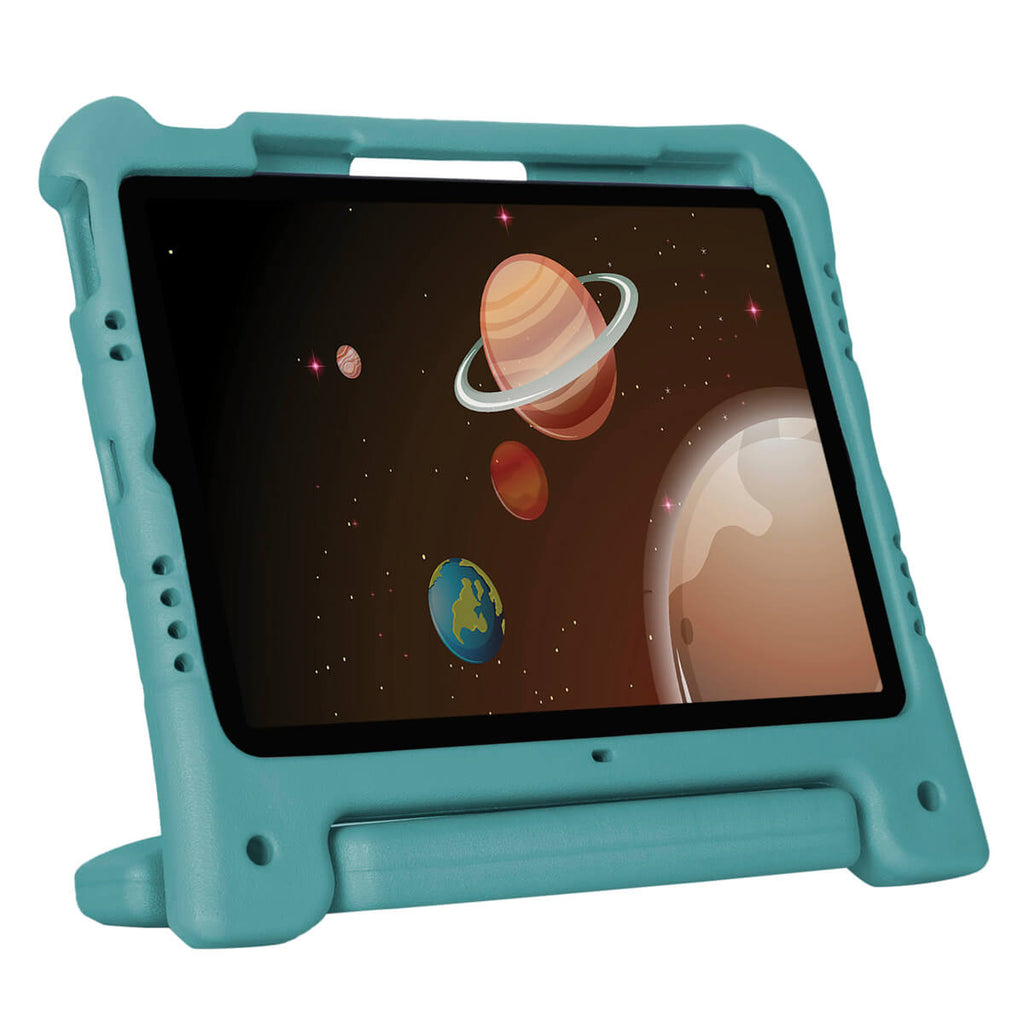 Antimikrobielle iPad-Hülle für Kinder passend für iPad (A16), Air® 11-Zoll (M3)/(M2), iPad® 10,9-Zoll (10. Generation), iPad Air® 10,9-Zoll (5. und 4. Generation) und iPad Pro® 11-Zoll (4., 3., 2. und 1. Generation) - Teal