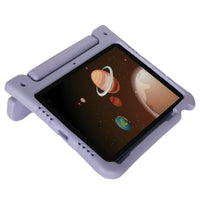 Antimikrobielle Hülle für Kinder passend für iPad (A16), Air® 11-Zoll (M3)/(M2), iPad® 10,9-Zoll (10. Generation), iPad Air® 10,9-Zoll (5. und 4. Generation) und iPad Pro® 11-Zoll (4., 3., 2. und 1. Generation) - Lila