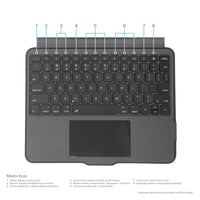 Funda con teclado Bluetooth® VersaVu® para iPad (A16), iPad Air® (M3)/(M2) de 11 pulgadas, iPad® (10ª generación) de 10,9 pulgadas, iPad Air® (5ª y 4ª gen.) de 10,9 pulgadas y iPad Pro® (4ª, 3ª, 2ª y 1ª gen.) de 11 pulgadas (francés)