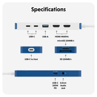 HyperDrive® Flex 9 Anschluss Dual 4K HDMI Dock
