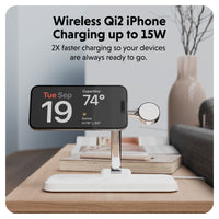 HyperJuice Next Qi2 4-in-1 Magnetic Charging Stand