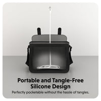 HyperJuice USB-C Silikon-Ladekabel (1.5m/5ft) - Weiß
