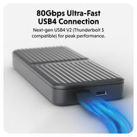 HyperDrive® Next USB4 M.2 PCIe Enclosure