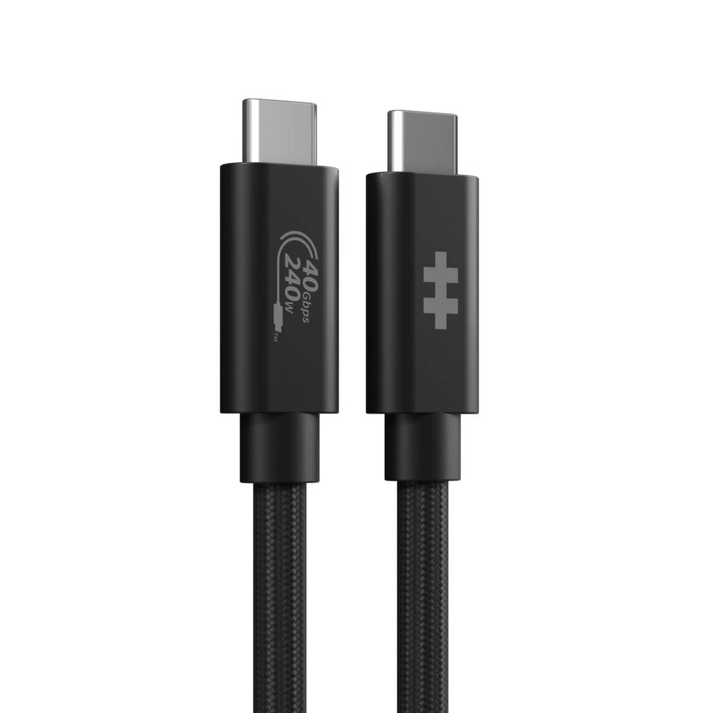 Hyper Cables & Adapters Cable de alto rendimiento HyperDrive Next USB4 Type-C (1,2 m/4 pies) - Negro HD6500BKGL 6941921149857