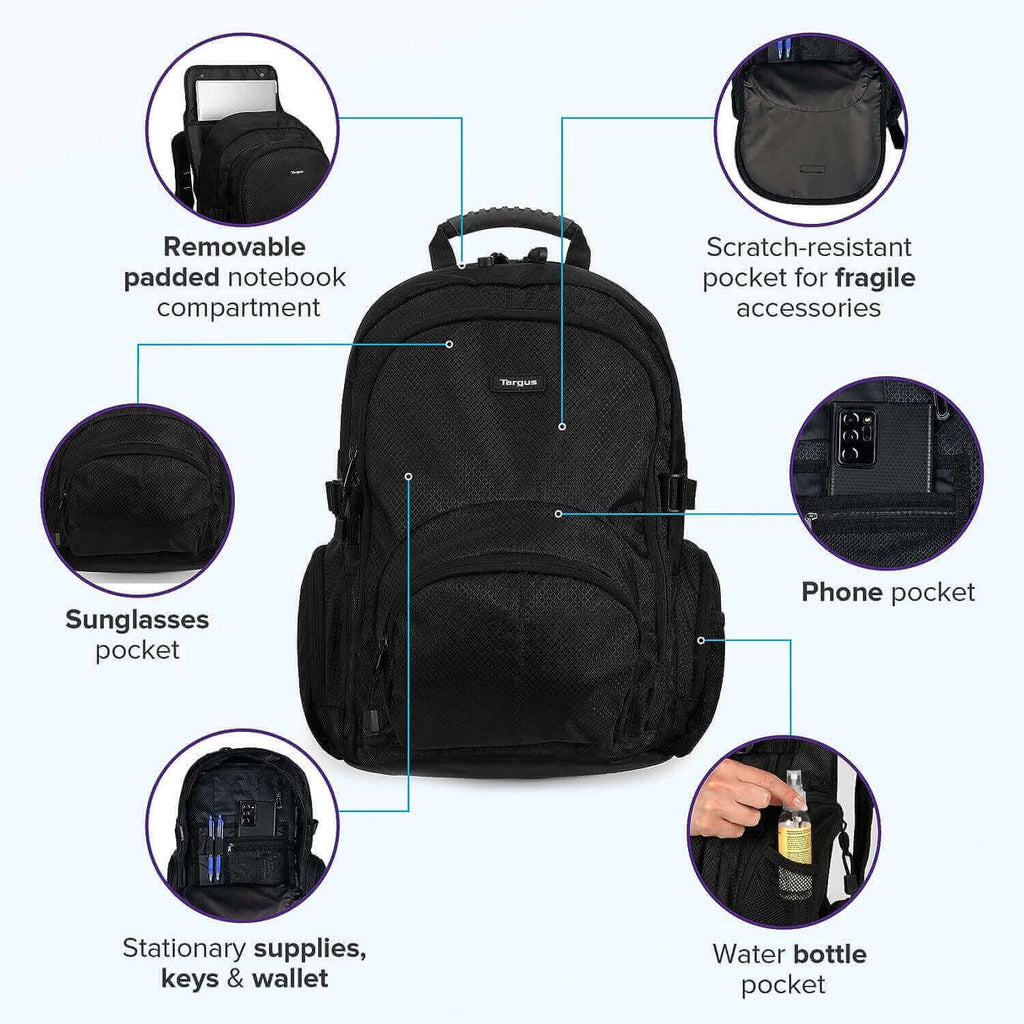 targus laptop bags targus classic 15 6 laptop backpack nylon backpack targus uk cn600