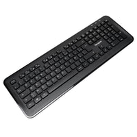Targus UK Full-size Wireless Keyboard and Mouse Combo - (French) Black AKM610UK 5063194001814