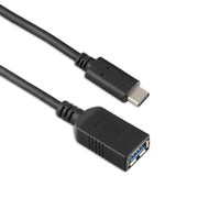 Targus USB-C To USB-A(f)  3.1 Gen1 5Gbps (15cm Cable 3A) Black | ACC923EU