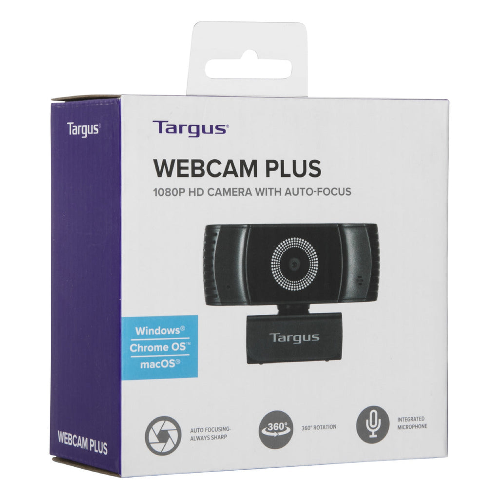 Camara Web Webcam Usb Pc Notebook Microfono Meet Zoom Color Negro