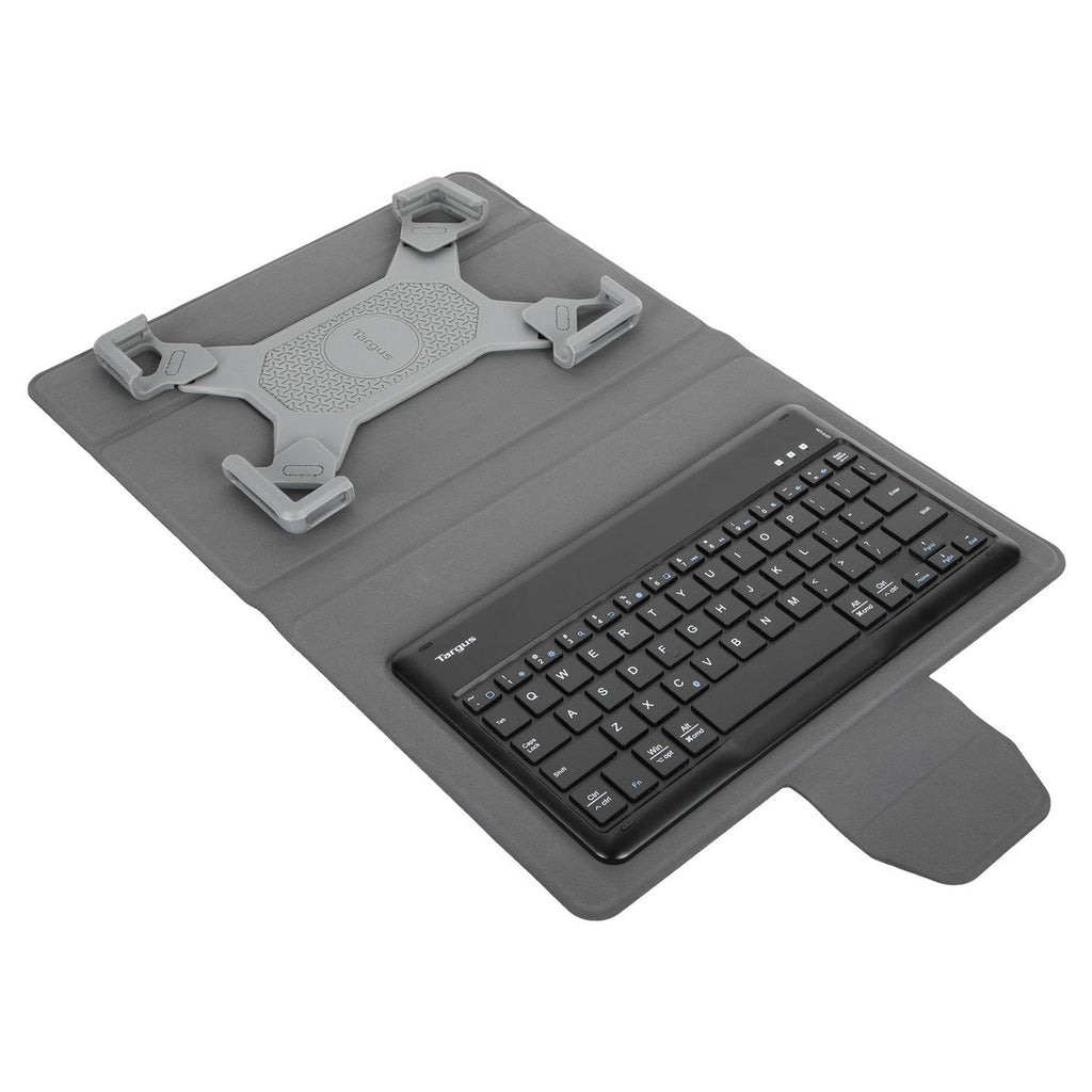 Targus Pro-Tek™ Universal 9-11” Keyboard Case (Nordic) - Black.  Image shown with US keyboard for illustrative purposes.