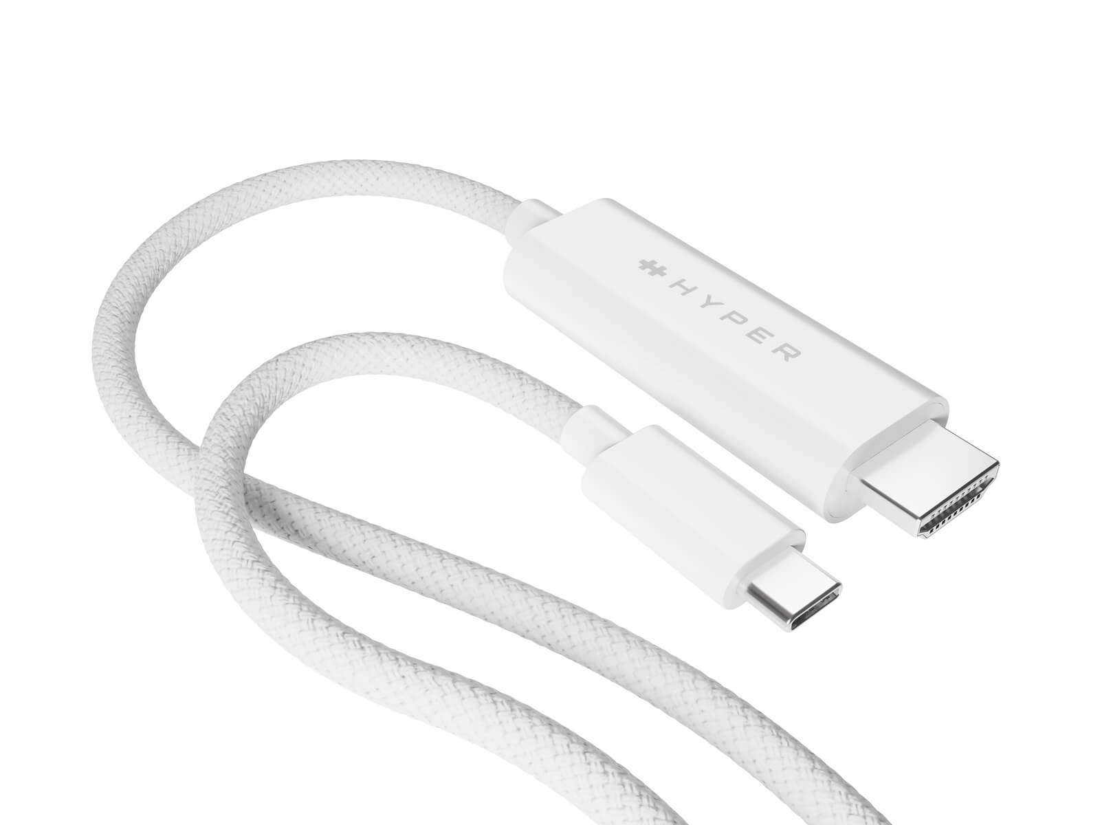 Hyper® HyperDrive USB-C to HDMI 4K60Hz Cable - White – Targus Europe