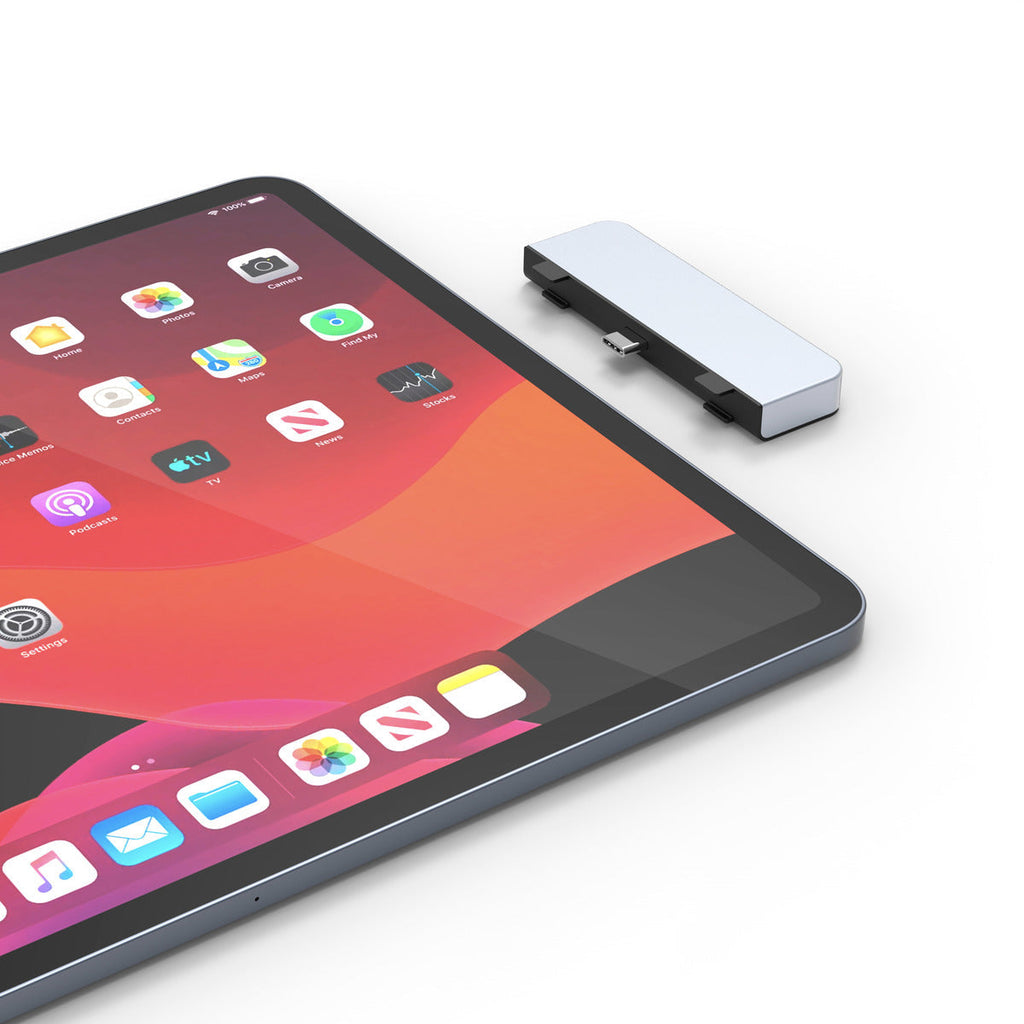 Hyper® 4-in-1 USB-C Hub for iPad Pro/Air - Silver – Targus Europe
