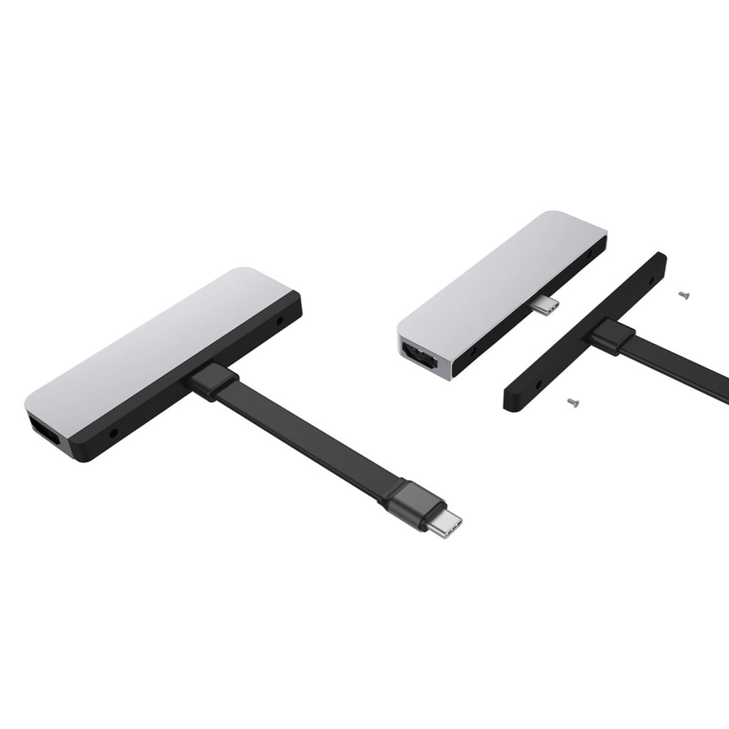 Hubs USB HyperDrive 6 en 1 para iPad Pro/Air - Plata HD319B-SILVER 6941921145835