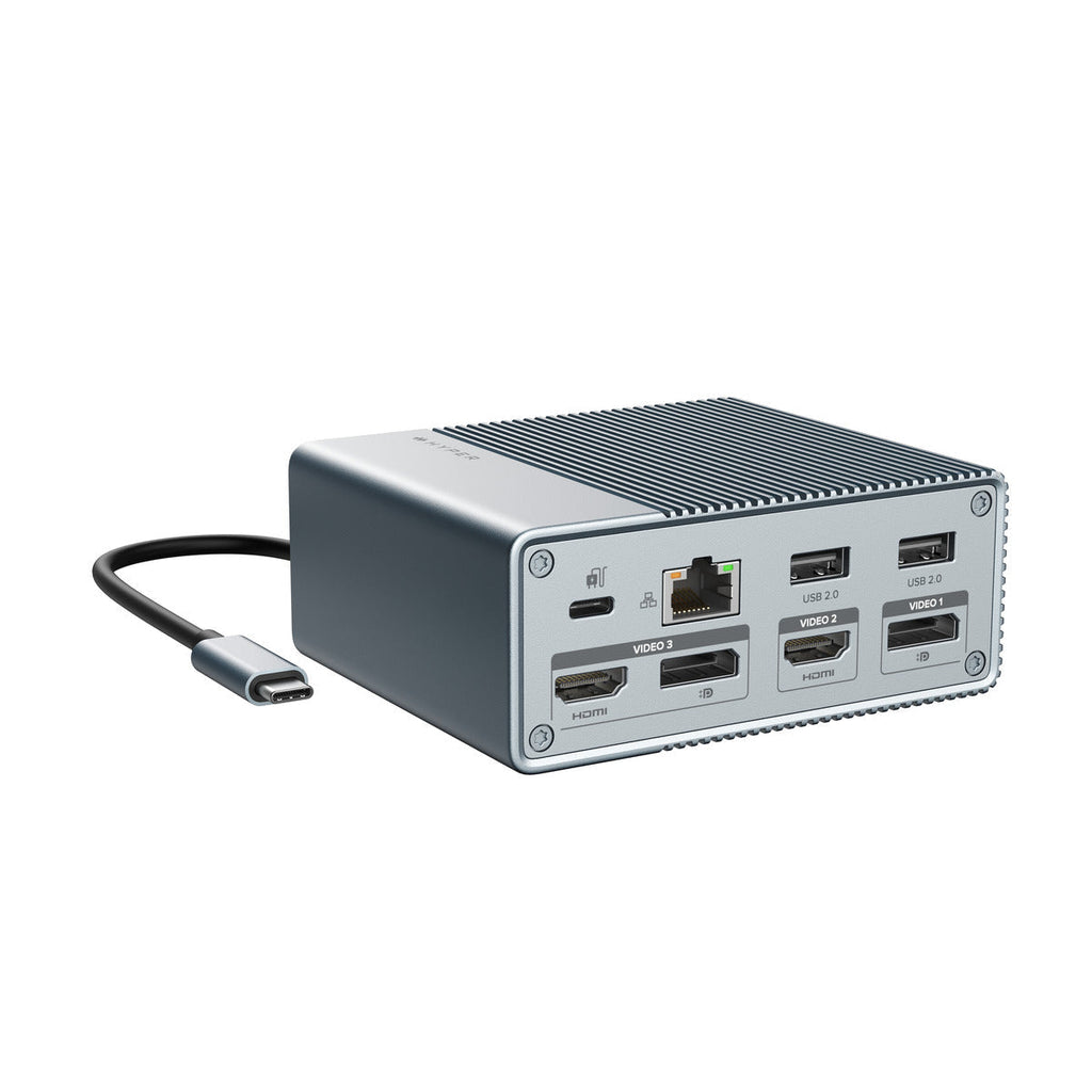 Hyper USB Hubs HyperDrive GEN2 12-Port USB-C Docking Station mit 100W PD Ladegerät HDG212BP-US 6941921148348