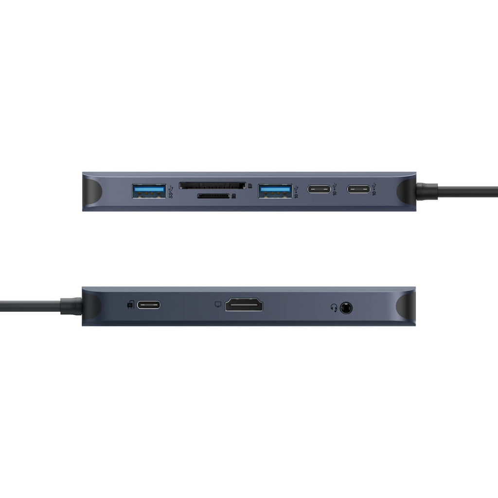 Hub USB-C 6 en 1 multi-ports Hub Docking Station MacBook Ethernet