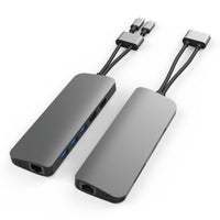 Hyper USB Hubs HyperDrive VIPER 10-in-2 USB-C Hub - Grey HD392-GRAY 6941921146030