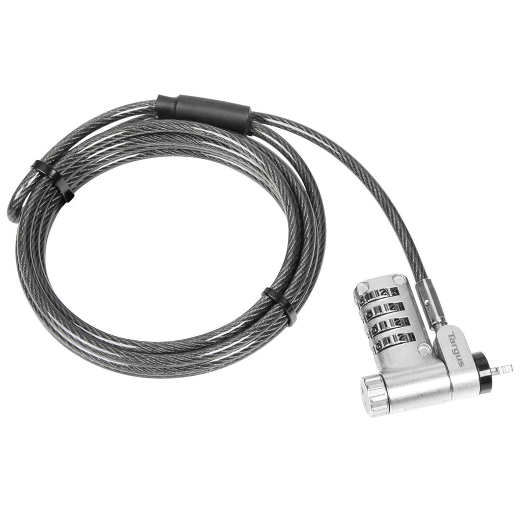Targus DEFCON® Ultimate Universal Master Keyed Cable Lock with Slimline  Adaptable Lock Head - (B2B 25 pack)