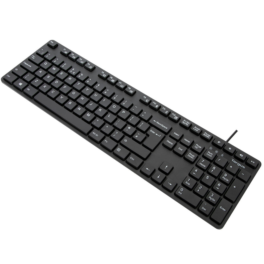 Targus Keyboards Full-size USB Wired Antimicrobial Keyboard (UK)