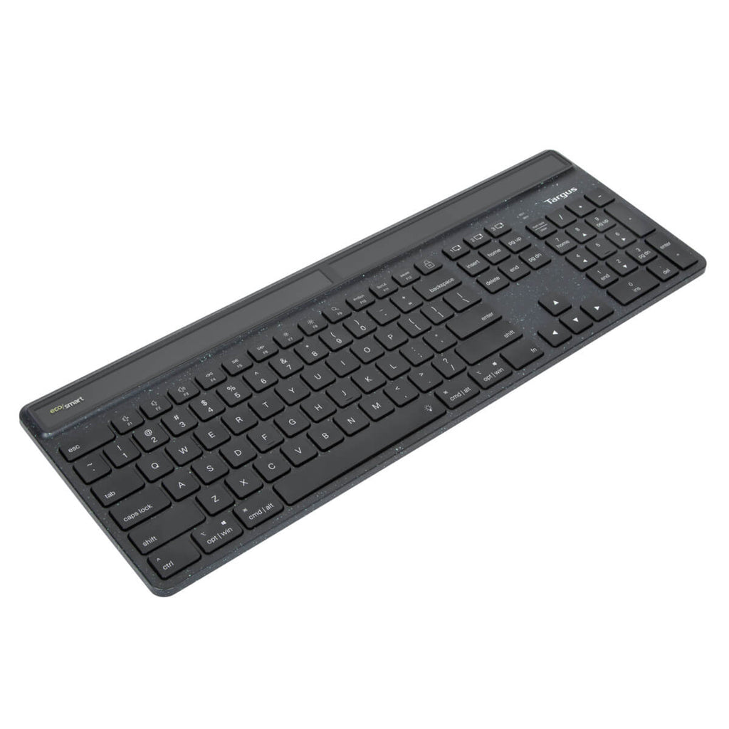 Targus Keyboards Sustainable Energy Harvesting EcoSmart™ Keyboard (French) AKB868FR 5051794042818