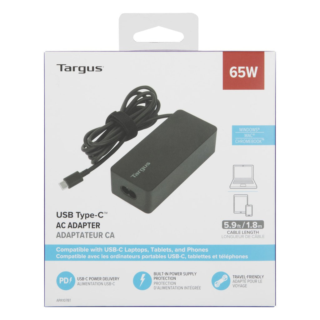 Targus - Chargeur USB Type-C 65W - Targus Europe